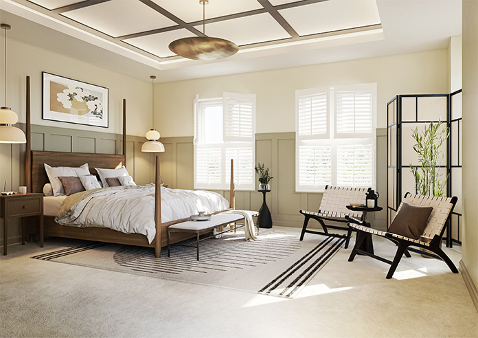 Bromley, Porcelain White - Tier on Tier Plantation Shutter - Image 7